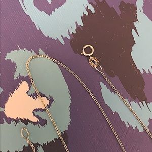 14k white gold chain